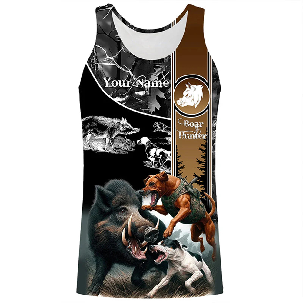 Wildman Hunting & Outdoor Reviews - Custom Name Boar Hunter Tank Top