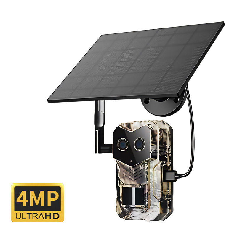 Hunting Outdoor Camera - 4MP 1440P Solar Power Low Comsunption