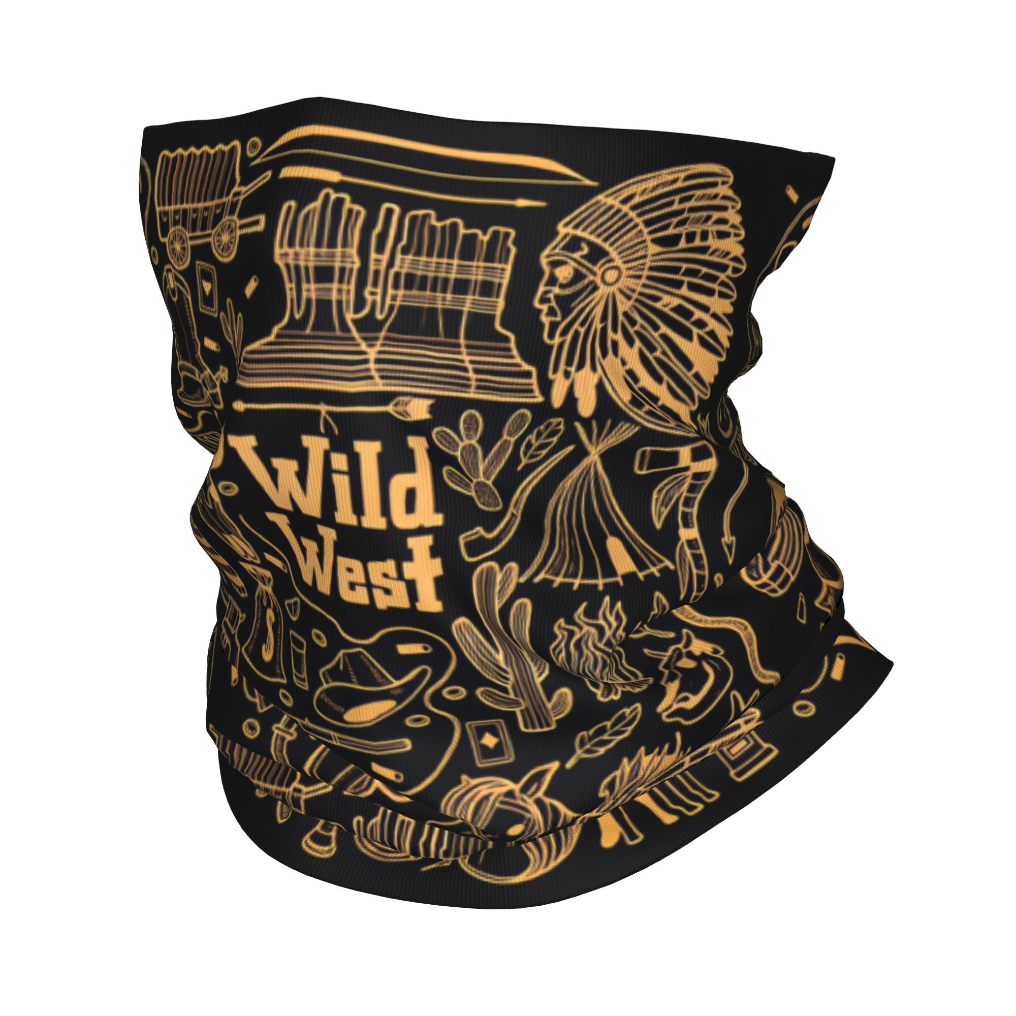 Wildman Hunting & Outdoor Reviews - Outdoor Sports Balaclava Wild West LinePrint