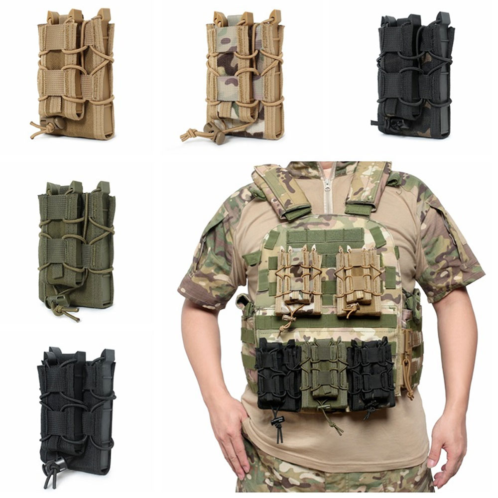 Outdoor Hunting Magazines - 9MM&5.56 Tiger Magazine Pouch Molle Quick