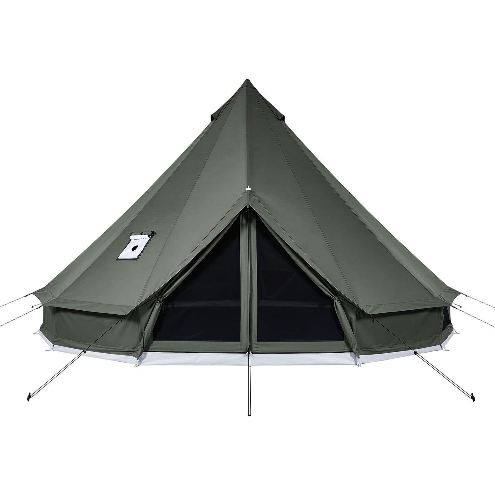 Outdoor Hunting Tent - Canvas Bell Tent, 4 Seasons 16.4