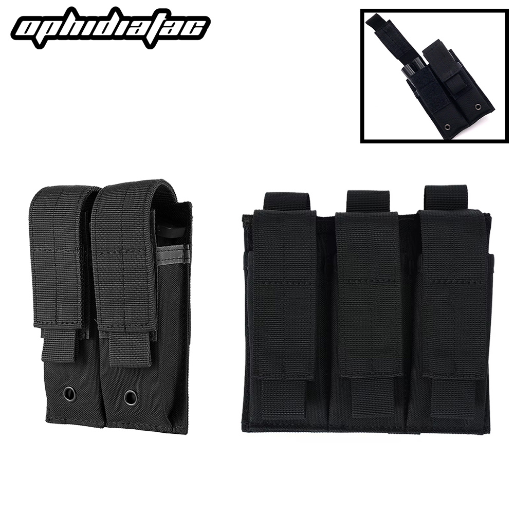 Outdoor Hunting Magazines - OPHIDIAN 9mm Magazine Pouch Single Double