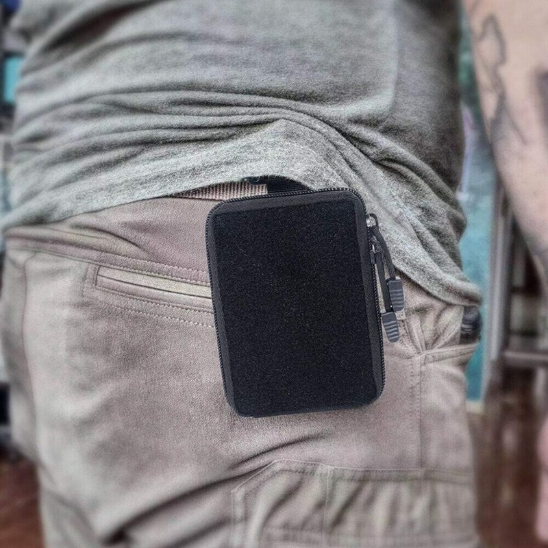 Tactical Wallet EDC Pouch Zipp - Hunting Outdoors Card recension och pris