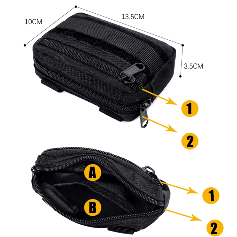Men's Double Layer EDC MOLLE P - Outdoor Hunting Packs recension och pris