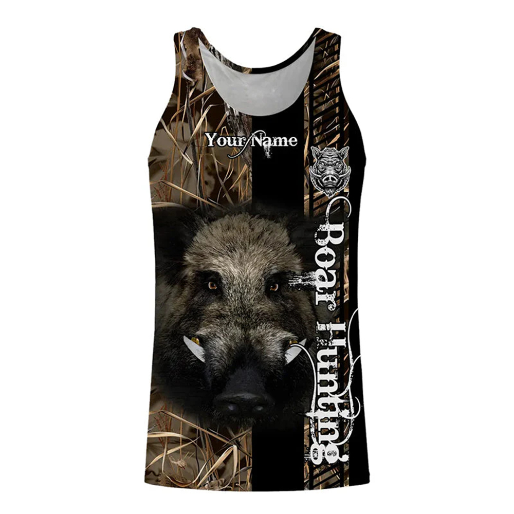 Custom Name Boar Hunter Tank T - Wildman Hunting & Outdoor Reviews recension och pris
