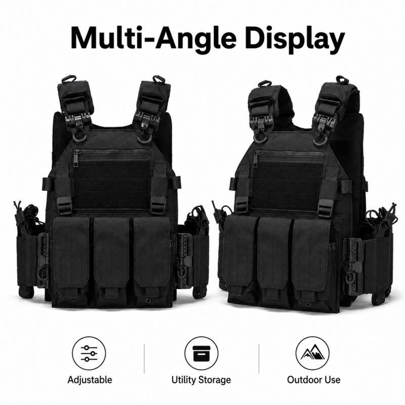 Tactical Vest Polyester Carrie - Outdoor Hunting Magazines recension och pris