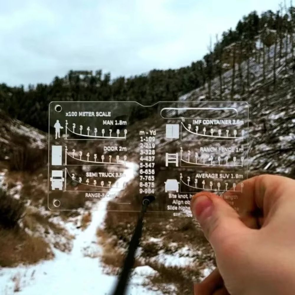 Outdoors Range Finder Card Ran - Hunting Outdoors Card recension och pris