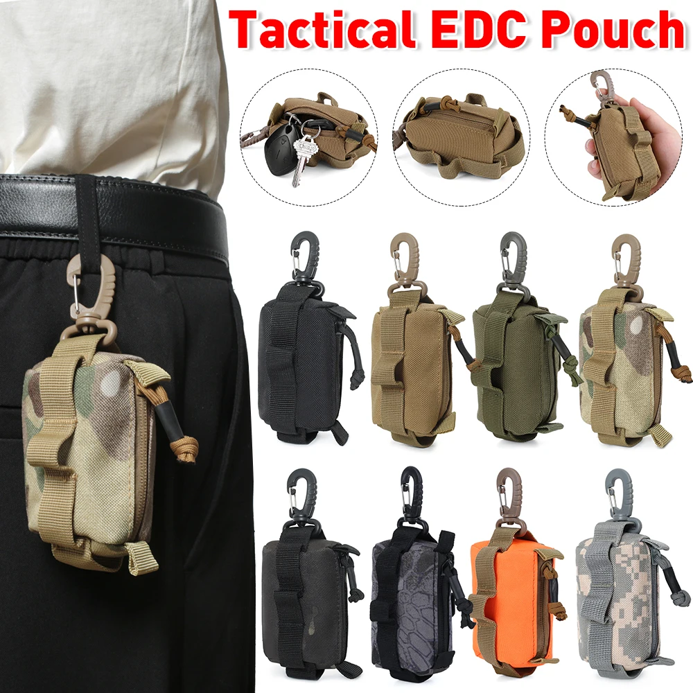 Tactical EDC Pouch Zipper Key  - Hunting Outdoors Card recension och pris