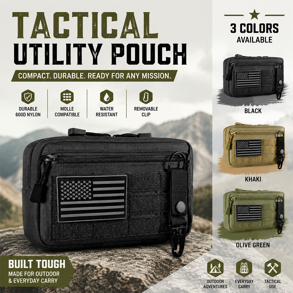 Tactical Molle EDC Pouch Outdo - Outdoor Hunting Packs recension och pris