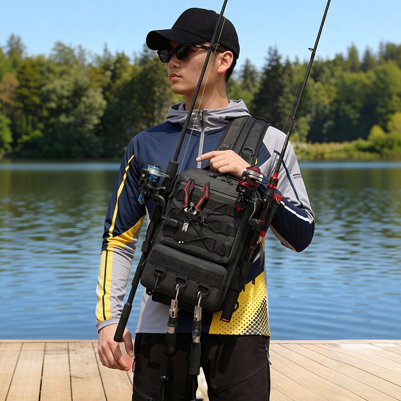 Fishing Tackle Backpack Storag - Outdoor Hunting Gear Storage recension och pris