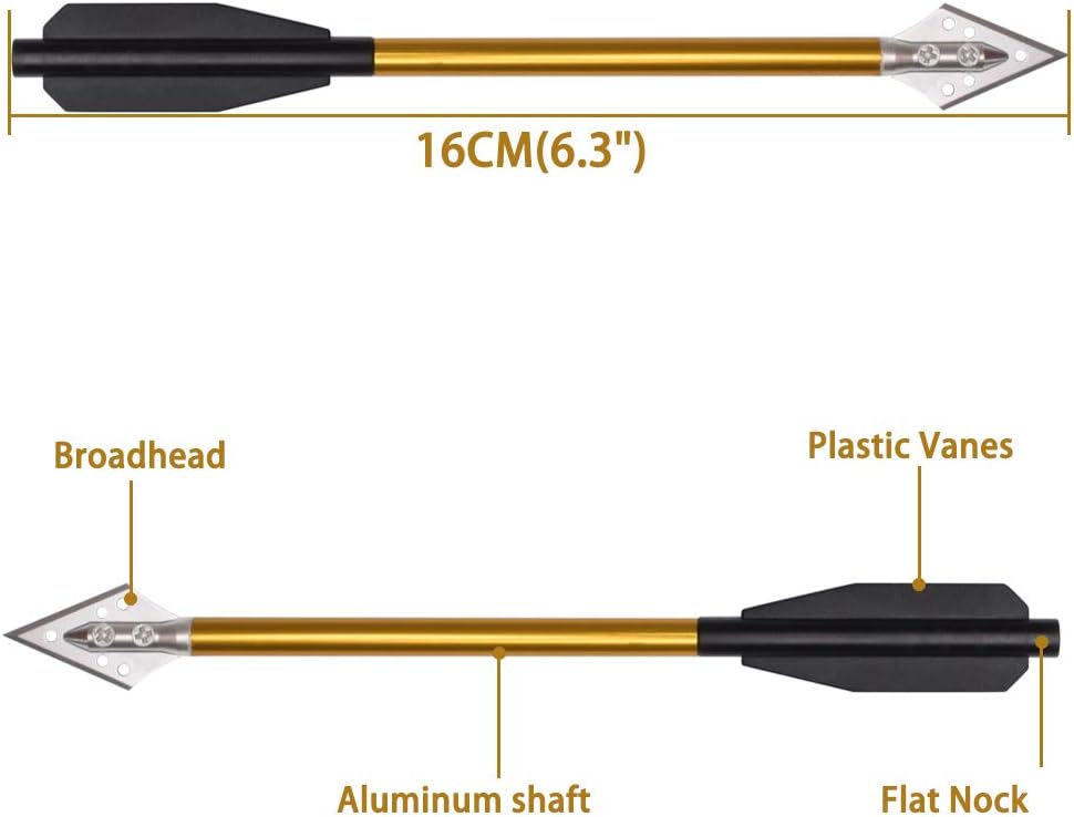Aluminium Crossbow Bolts Arrow - Crossbow Bolt Broadhead recension och pris