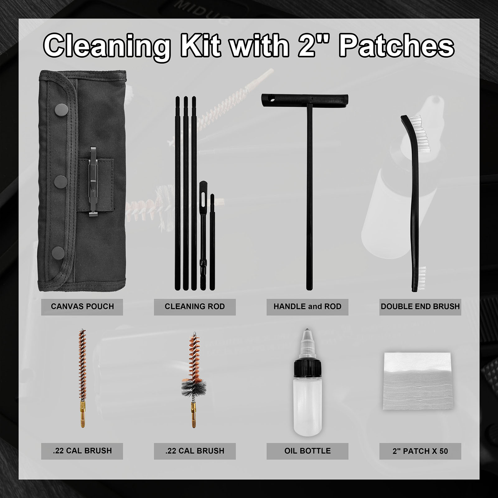 Gun Cleaning Kit with Nylon Br - Gun Cleaning Rod recension och pris