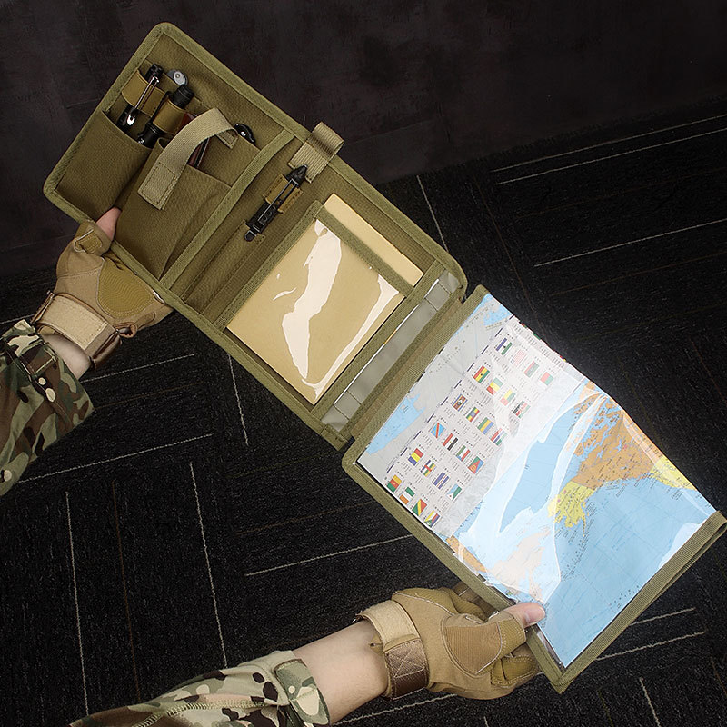 Tactical MOLLE Waterproof Map  - Outdoor Hunting Gear Storage recension och pris