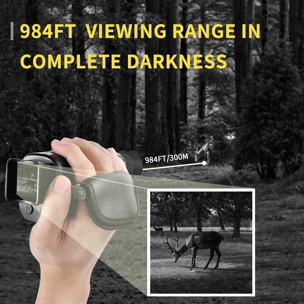 Monocular Night Vision Device  - Hunting Outdoor Camera recension och pris