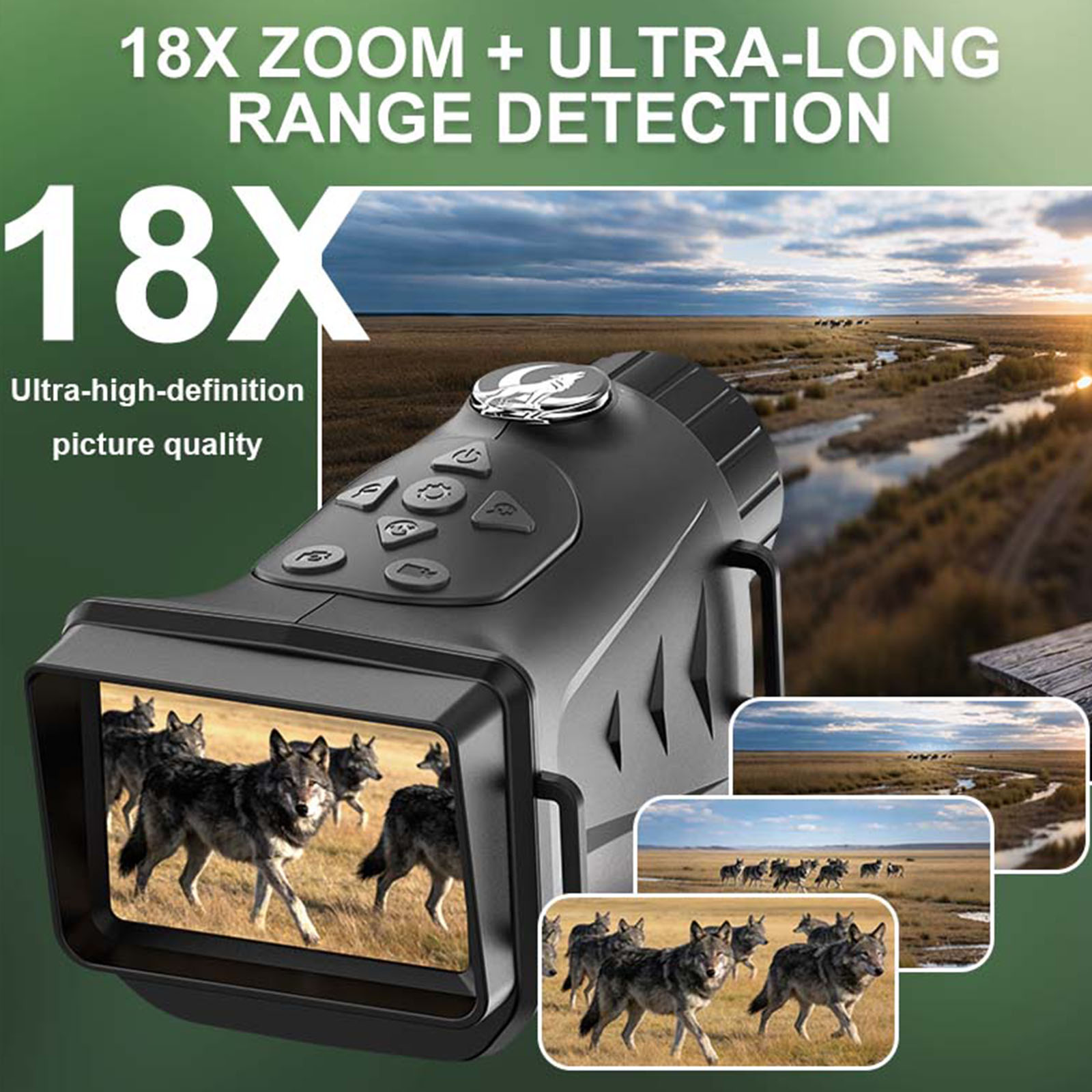 4K Infrared Night Visions Devi - Hunting Outdoor Camera recension och pris
