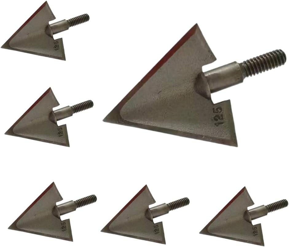 6 PCS Broadheads 125 Grain 1.1 - Crossbow Bolt Broadhead recension och pris