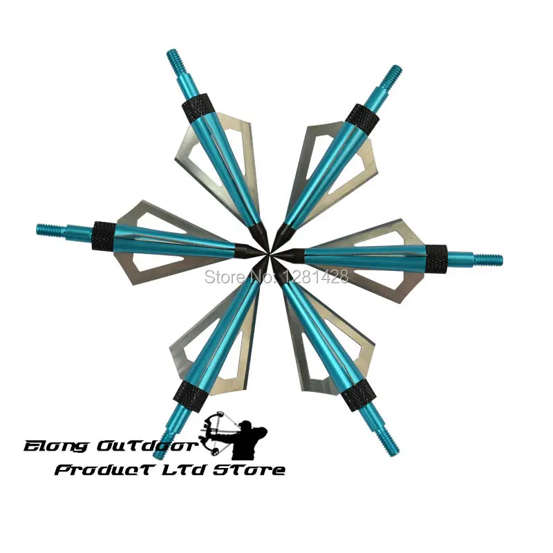 12Pcs Blue 125 Grain Broadhead - Crossbow Bolt Broadhead recension och pris