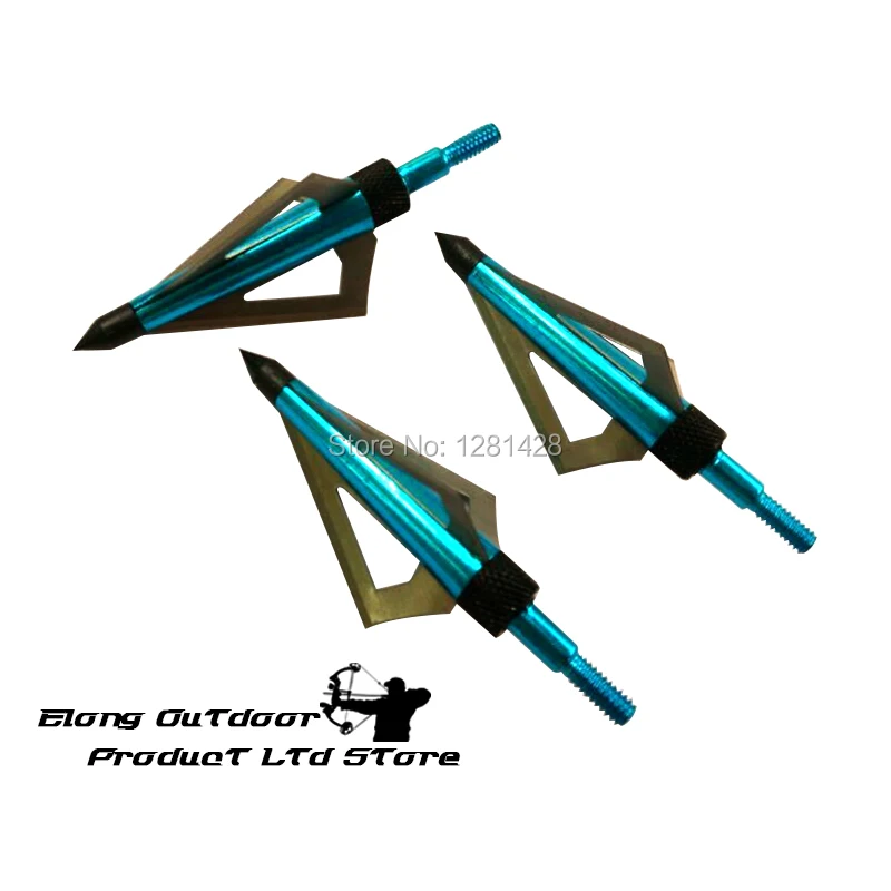 12Pcs Blue 125 Grain Broadhead - Crossbow Bolt Broadhead recension och pris