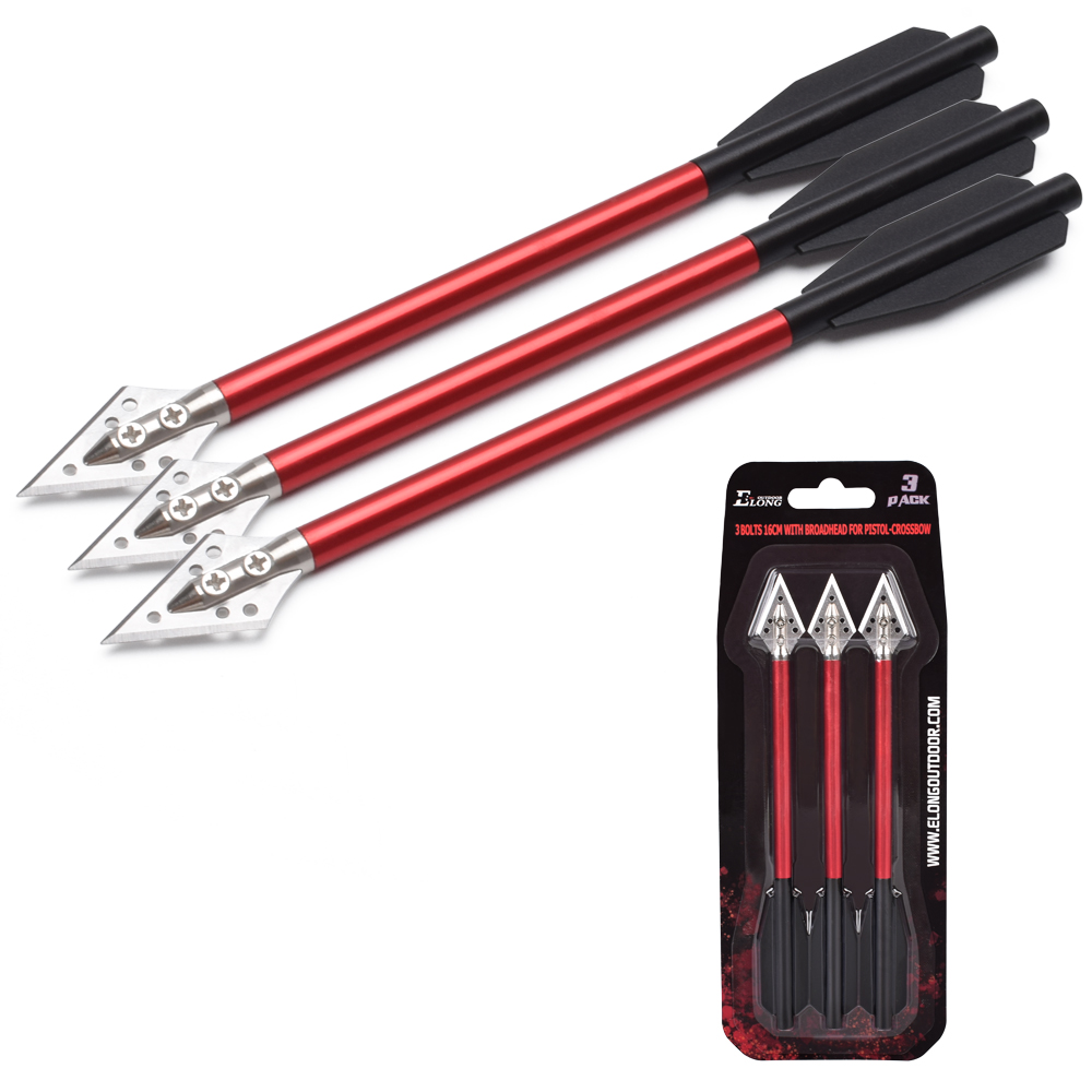 3PCS Aluminium Crossbow Bolts  - Crossbow Bolt Broadhead recension och pris